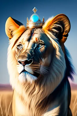 Грустный лев в пальто» — создано в Шедевруме