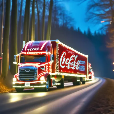 Коллекционная фигурка - Праздник к нам приходит! Коллекционная модель грузовика  coca cola с подсветкой купить в Шопике | Тверь - 956839