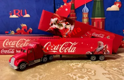 Рождественский грузовик Coca-Cola Польша Варшава 2023-2024