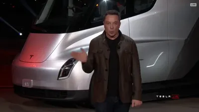 Tesla Semi + Tesla Roadster презентация електрического грузовика и  роадстера - YouTube