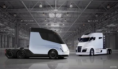 Tesla начала поставки электрических грузовиков Semi | Пикабу