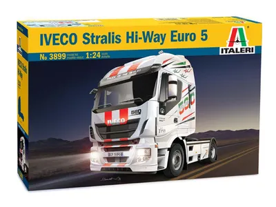 Купить сборную модель грузовика Iveco Stralis Hi-Way Euro 5, масштаб 1:24  (Italeri)