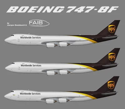 UPS получает свои последние грузовые самолеты Boeing 747 | airbuscargo