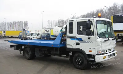 Эвакуатор Hyundai HD 120 7 тонн в аренду в Москве и области, цена за смену  от 6 000 руб