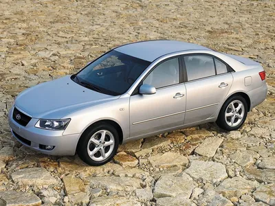 Omnes imagines, interius et exterius, Hyundai Sonata V NF Saloon 2004