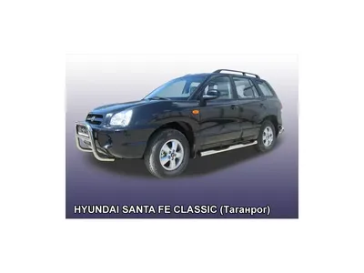 ᐉ Авточехлы для Hyundai Santa Fe Classic Черный с синим (D-1788)