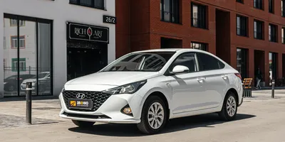 Аренда автомобиля в Анапе — Hyundai Solaris 2013г, цвет белый..