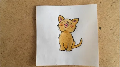 Як легко намалювати кота-єдинорога | Прості малюнки - YouTube