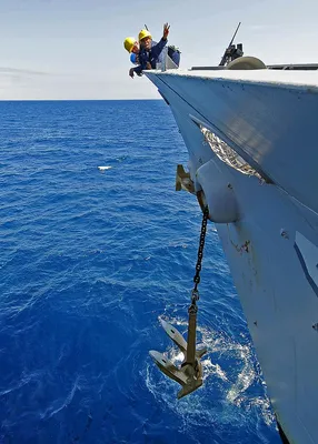 ОптимаБизнес Ожерелье на шею Якорь корабля морская тематика моряку море