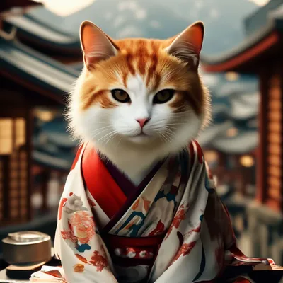 Японский мультяшный кот - 64 фото