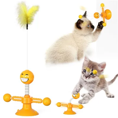 игрушка для кошки шарик с мехом норки