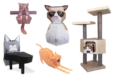 Ёлочная игрушка Кот | Кот и кошка