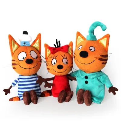 Мягкая игрушка со звуковым чипом «Карамелька» Три кота, фото, описание, где  купить