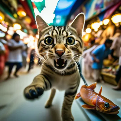 Вечно испуганный кот рассмешил Сеть — и все благодаря выпученным глазам и  дружбе с карликовым шпицем | WMJ.ru