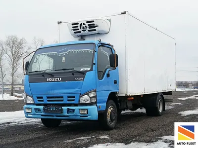 Купить бортовой грузовик ISUZU ELF 3.5 с тентом и каркасом
