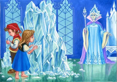 Бесплатные фоны с образом Кая из сказки Снежная королева