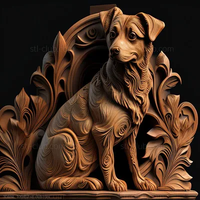 Святая каракачанская собака, Природа 3D модель для ЧПУ: STL / MAX (obj)