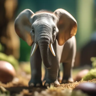 Карликовый слон, эстетично, красиво, …» — создано в Шедевруме