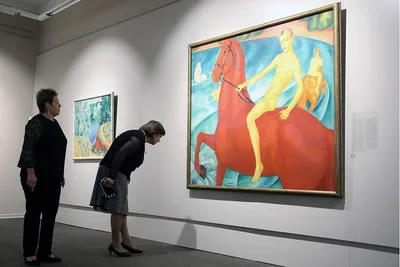 В 1912 году художник Кузьма Петров-Водкин написал картину «Купание красного  коня». Эта картина принесла ему мировую известность. Спустя 110… | Instagram