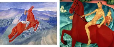 Почему именно «Купание красного коня» считается фирменной картиной  Петрова-Водкина? В чём её пророческое