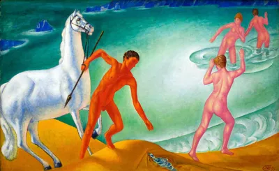 Картина 3D «Купание красного коня», тактильная: цена 13 682 ₽, оптом, арт.  10825-31