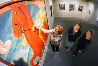 Картина 3D «Купание красного коня», тактильная
