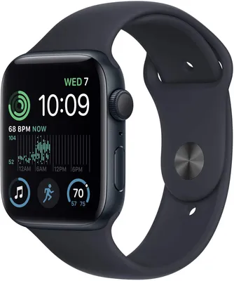 Смарт-часы Apple Watch SE 2 (2022) GPS 44мм Aluminum Case with Sport Band  Midnight M/L - отзывы покупателей на маркетплейсе Мегамаркет | Артикул:  100045675453