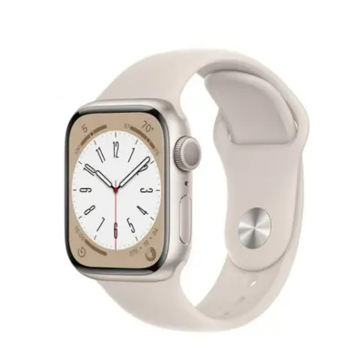 Смарт-часы Apple Watch Series 9 41 мм Starlight размер SM, купить в Москве,  цены в интернет-магазинах на Мегамаркет