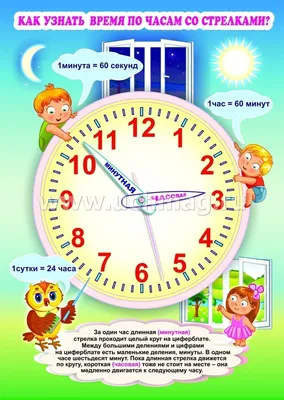 Как научить ребенка понимать часы? | Блог на Mathema