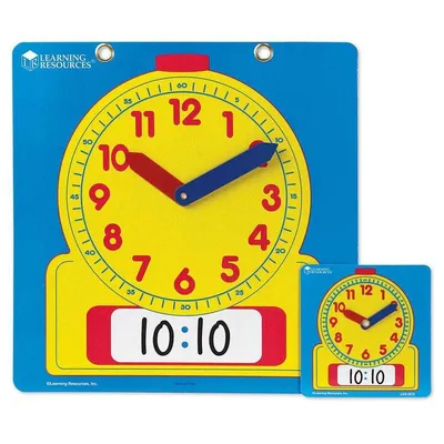 Часы детские для изучения времени купить по цене 140 ₽ в интернет-магазине  KazanExpress