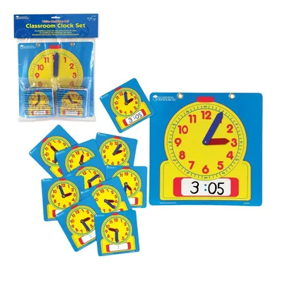 Детские часы для обучения времени (разные),jkmibt,диаметр 19,5 см -  Развивающие игрушки - Игрушки