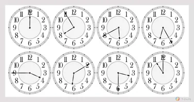 Часы с разным временем на столе Стоковое Изображение - изображение  насчитывающей плоско, алеаторный: 195364023