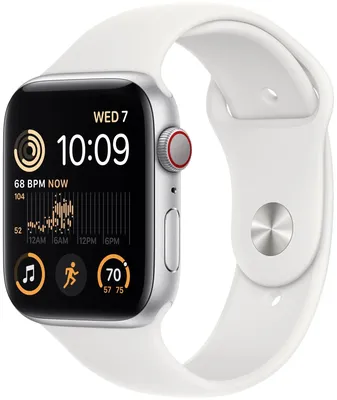 Смарт-часы Apple Watch Series SE Gen 2 44 мм Aluminium Case, silver -  отзывы покупателей на маркетплейсе Мегамаркет | Артикул: 100040000463