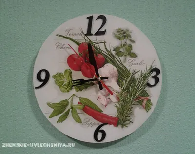 Набор для творчества Часы в технике декупаж, Decoupage Clock, Danko Toys  купить с доставкой по всей Украине.