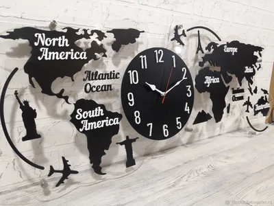 Часы из часов с часами.» — создано в Шедевруме
