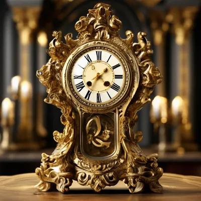 Часы Старинные часы в стиле борокко…» — создано в Шедевруме