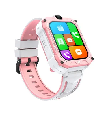 Для детей - Детские часы-телефон с GPS-трекером Smart Baby Watch DF25G  Фиолетовые