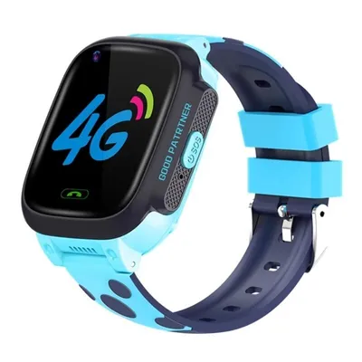 Купить Детские смарт часы A36E 4G/Видеозвонок умные часы с GPS трекером  голубые только 1 899 ₴