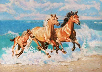 Картины лошадей фото фотографии