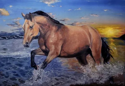 Картина с лошадью \"Сила и свобода\". Белая лошадь, лошади купить в  интернет-магазине Ярмарка Мастеров по цене 5000 ₽ – SQQI8RU | Картины,  Самара - доставка по России