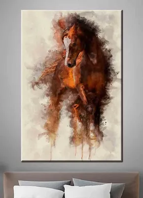Картина Девочка на лошади 50 на 60 см холст масло
