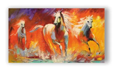 Картина с лошадьми \"Вместе навсегда\". Пара лошадей, лошади купить в  интернет-магазине Ярмарка Мастеров по цене 5500 ₽ – R2H36RU | Картины,  Самара - доставка по России