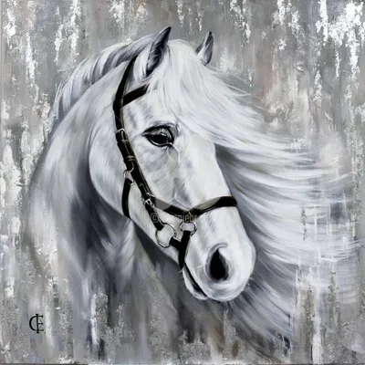 Интерьерная Картина \"Лошадь\", Картина - Евгения Филиппова | Artmajeur