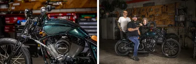 Потрясающие обои на телефон с кастомными мотоциклами