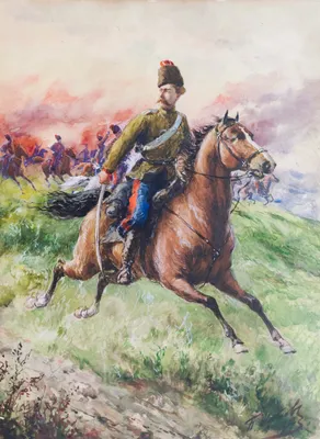 Шипов Павел, «Казак на коне» 1900-е гг. - QUAD Fine Art