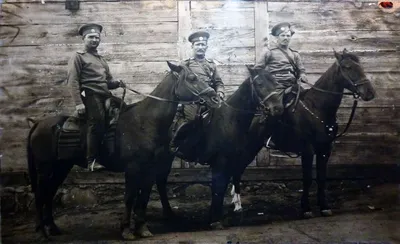 Открытка, казак на коне, Российская империя, начало 20-го века, 13,8x8,6 см