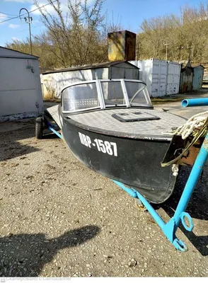 Реставрация лодки \"Казанка\".