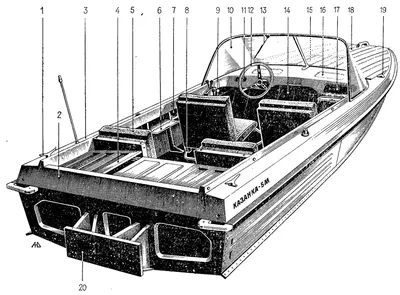 Лодка Казанка с 5 сильным мотором