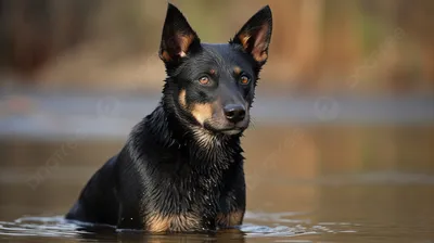 Австралийская Келпи🐶 Пастушья порода собак) | Породы собак, Собаки
