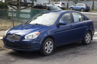 File:2011 Hyundai Accent GLS sedan in Dark Sapphire Blue Pearl, front  left.jpg - Wikipedia